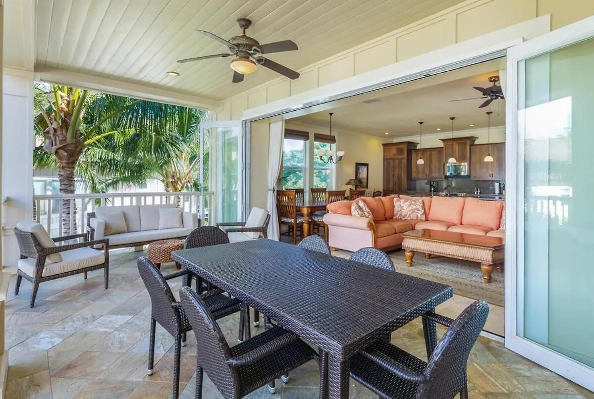 Elegant Poolside Penthouse W Private Elevator Villa Koloa United States